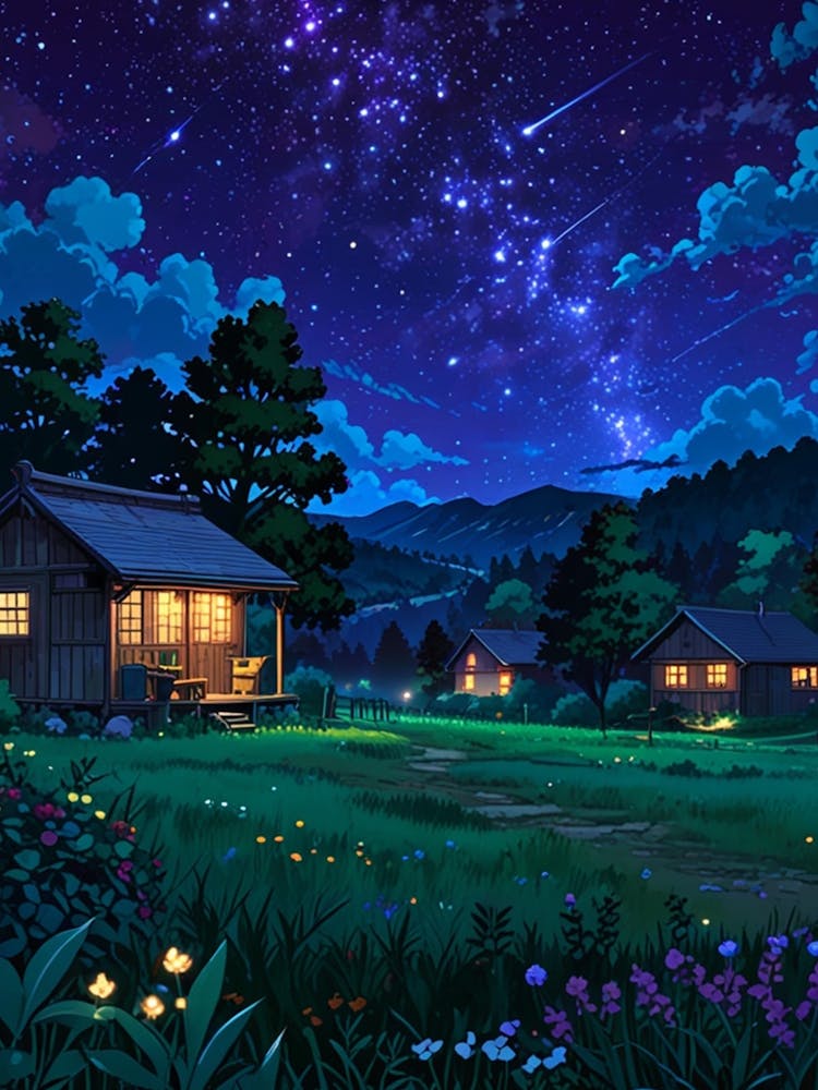 Night Sky Anime aesthetic 21