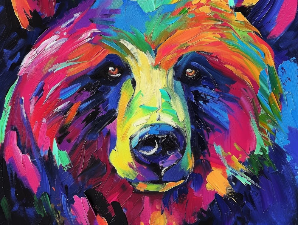 Colorful Bear 1