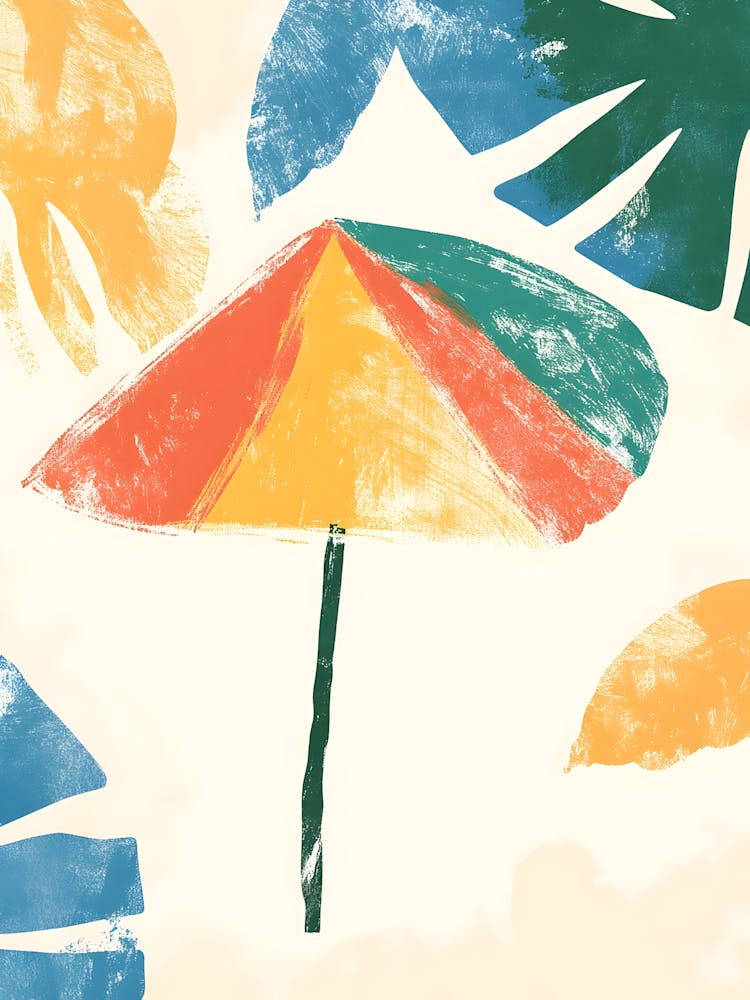 Umbrella On A Beach
