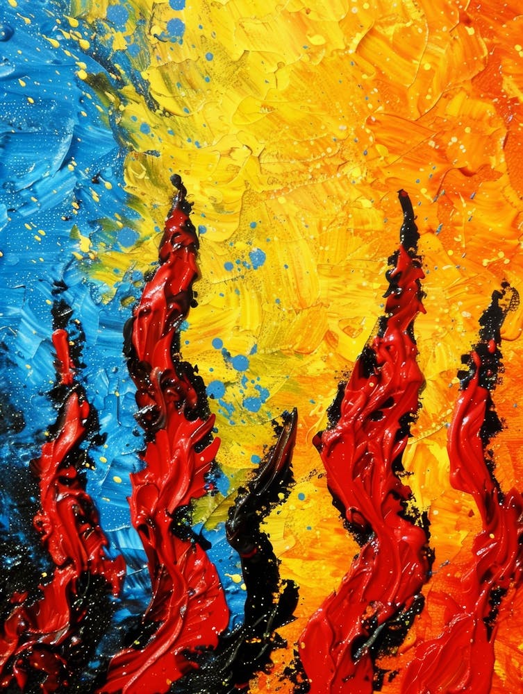 Abstract Flames 5