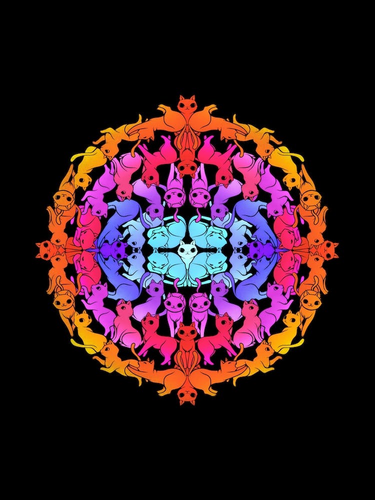 Mandala Cat