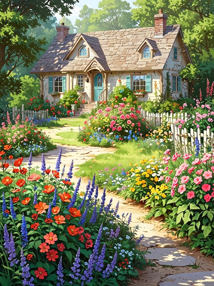 Cottage In The Garden