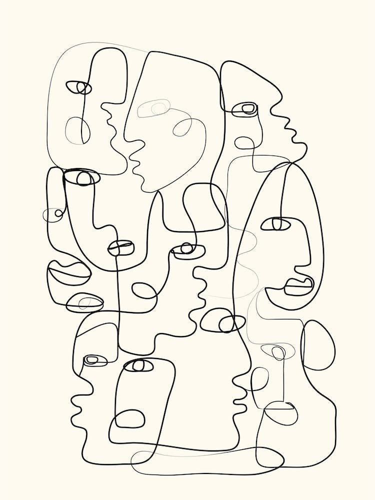 Abstract Faces 1