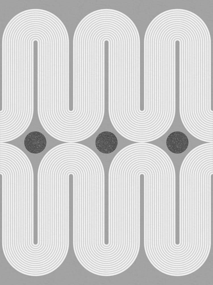 Mid-Century Abstract Pattern