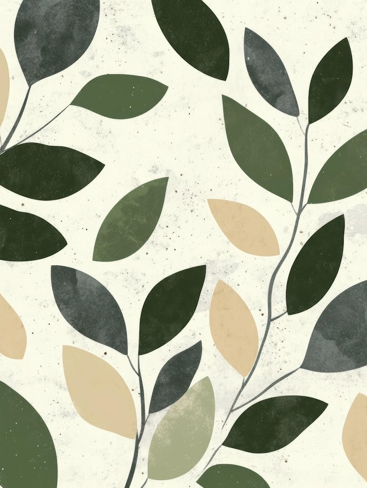 Abstract Leaves 90