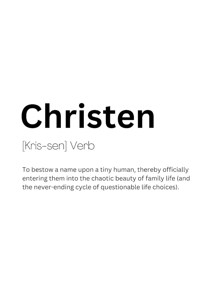 Christen Definition Meaning