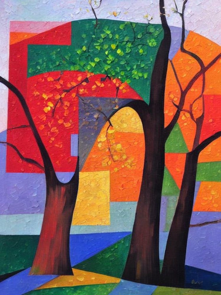 Linden Tree Cubist