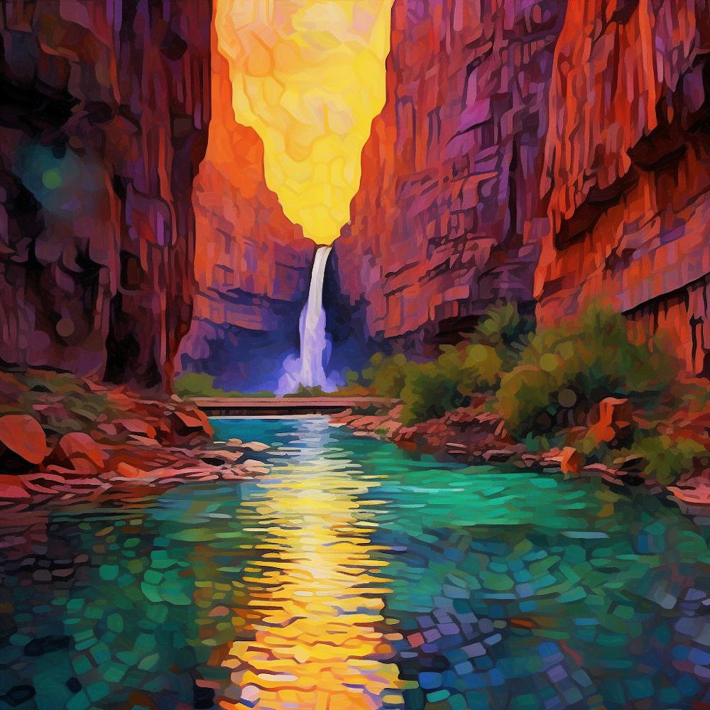 Grand Canyon Waterfall