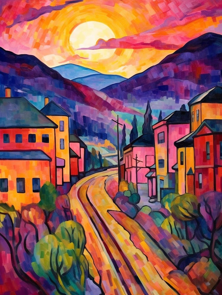 Bellingham Washington Retro Pop Art 5