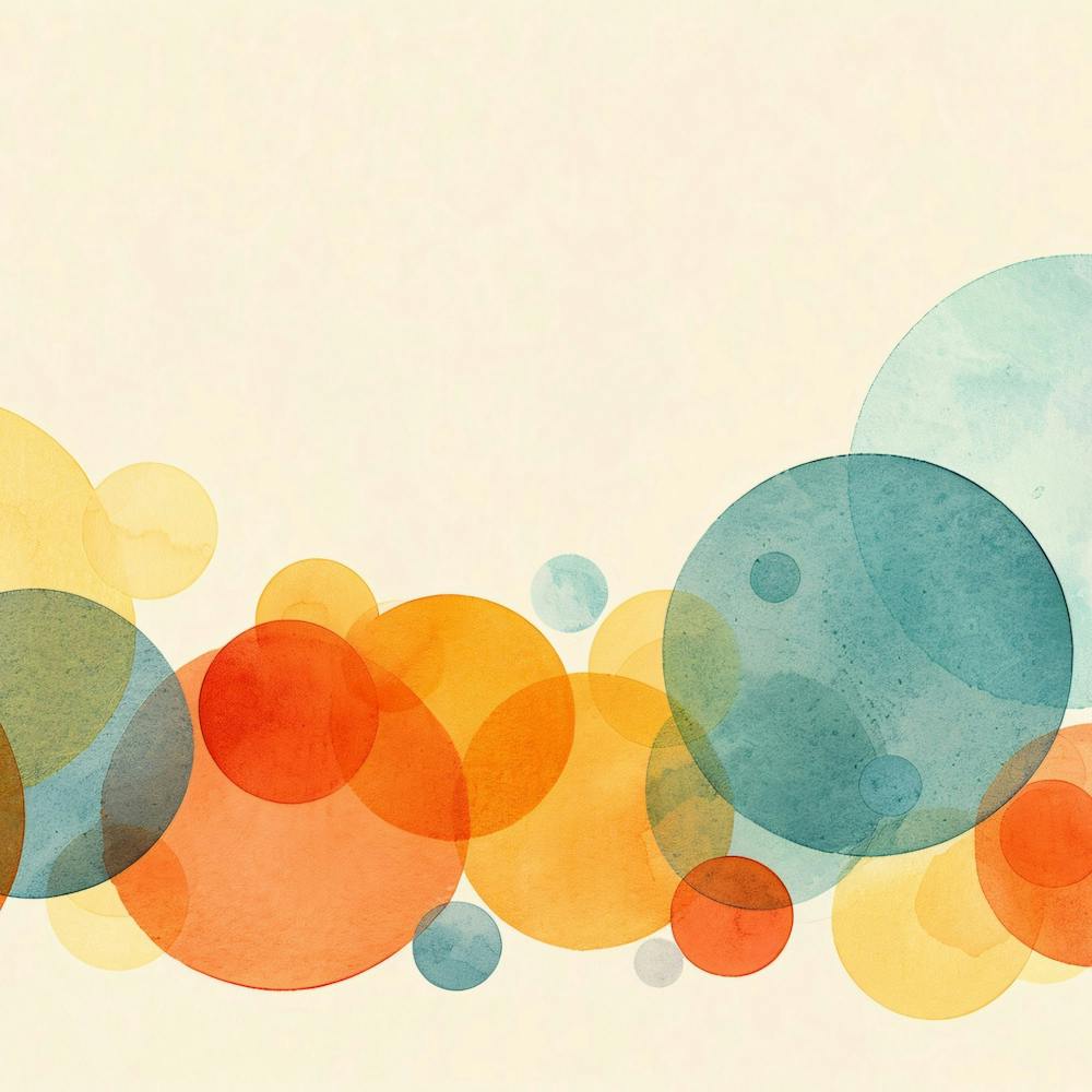 Watercolor Circles 1