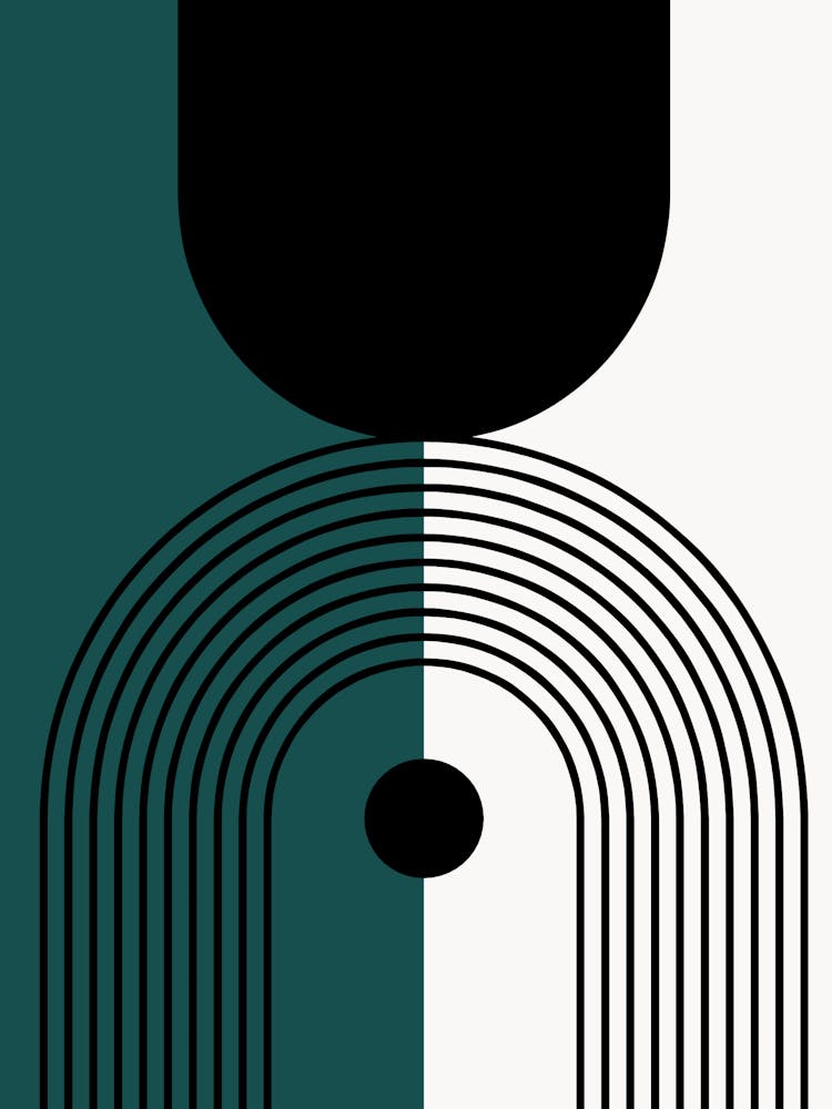 Abstraktes Poster