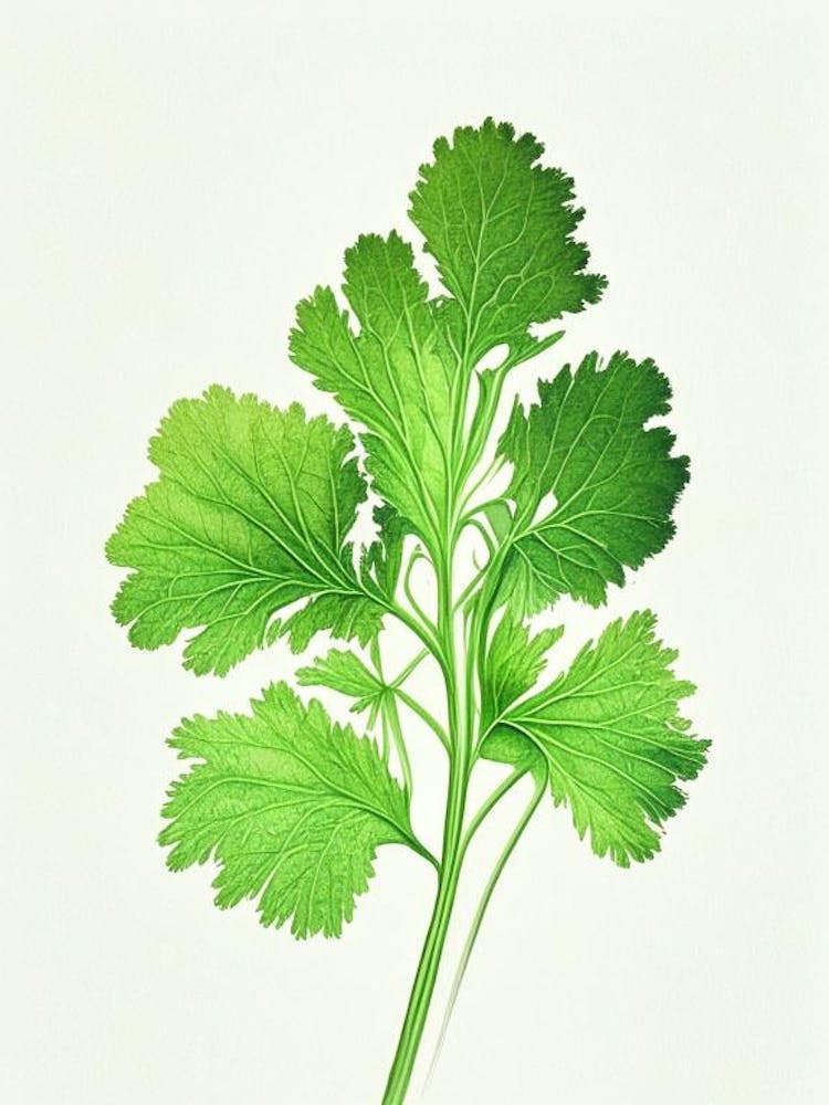 Parsley Herb Pencil Colour
