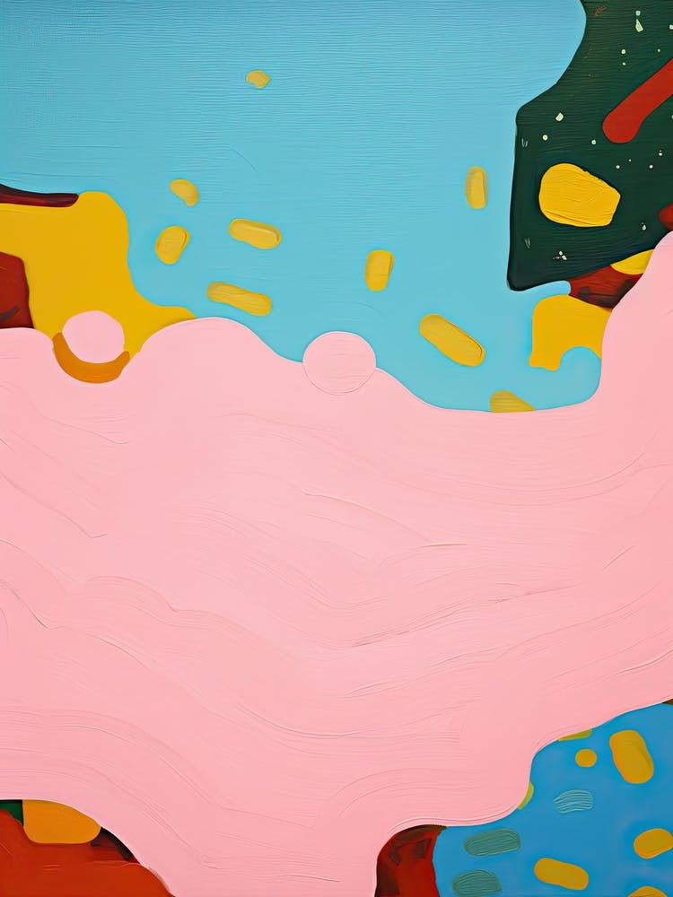 Pop Colour Abstract Painting 2