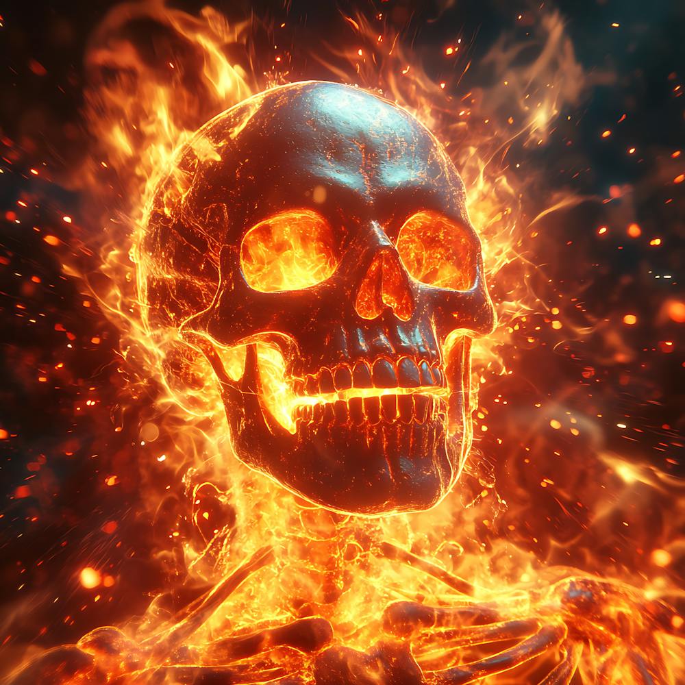 Spooky Halloween Skeleton Emojis Artwork 11