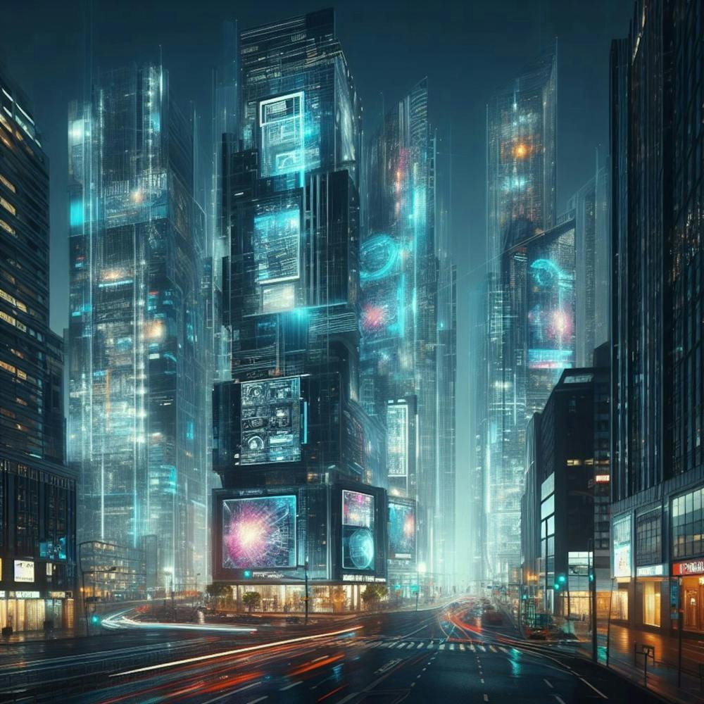 Futuristic Cityscape 2