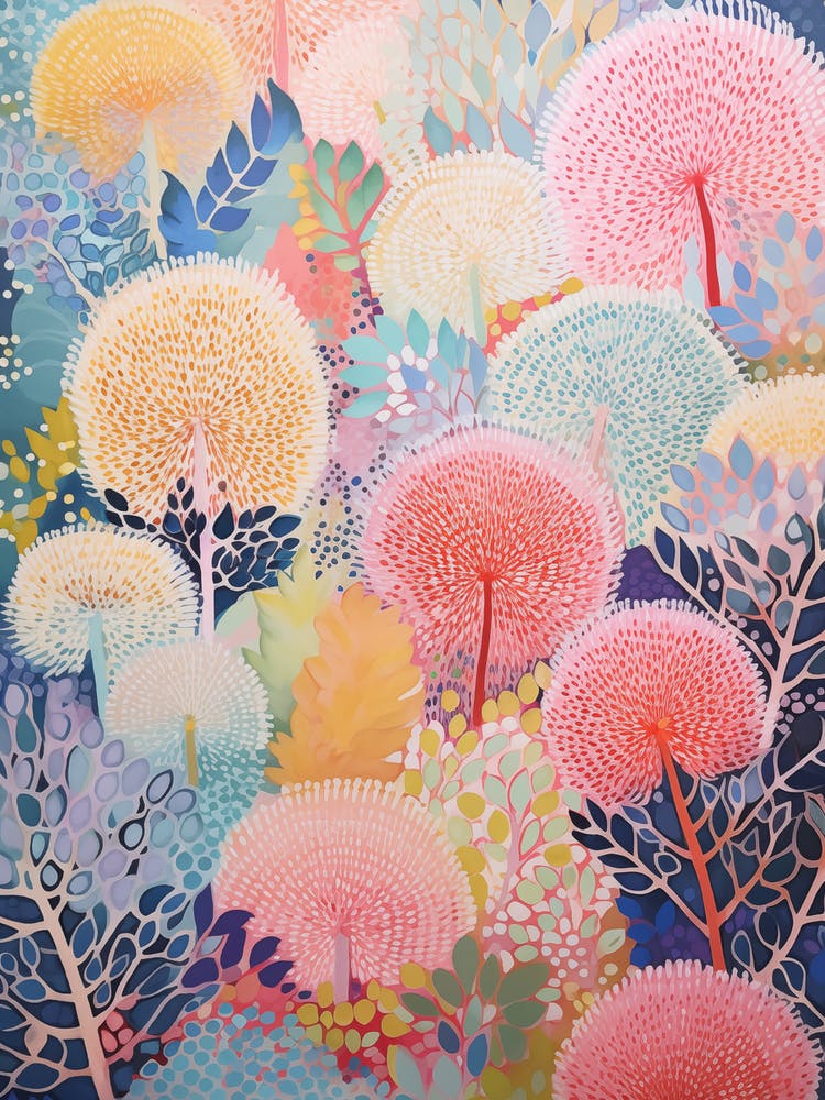 Whimsical Floral Garden