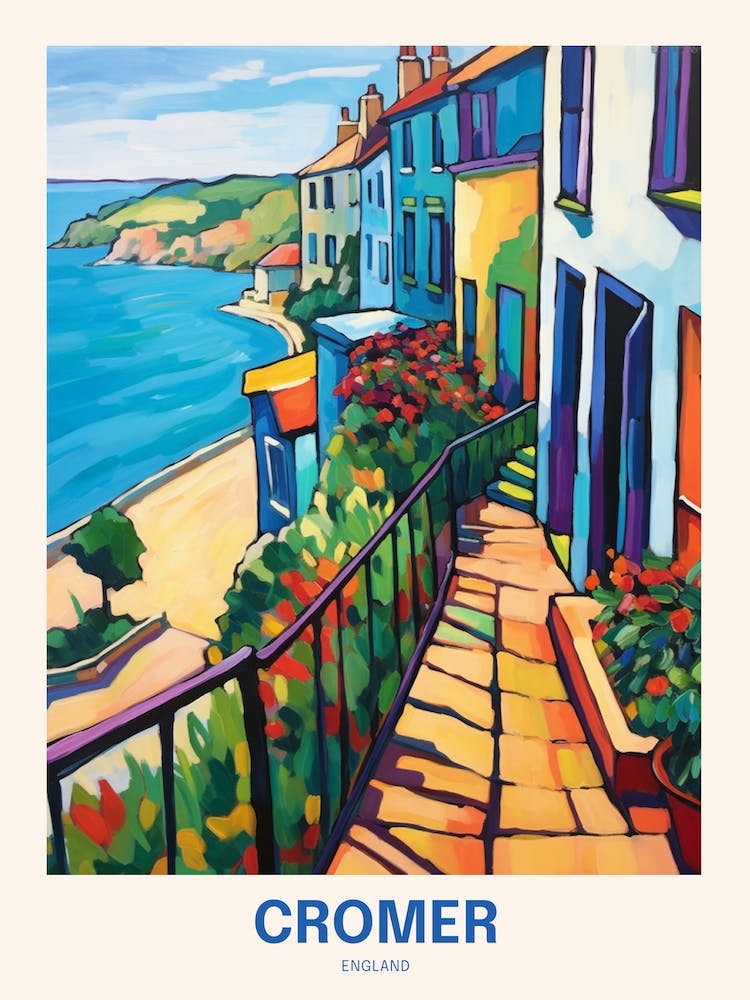 Cromer England 5 Uk Travel Poster