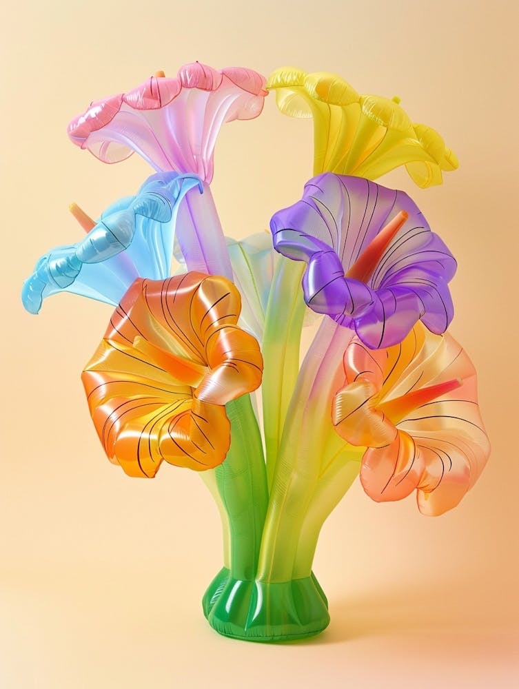 Dreamy Inflatable Flowers Peacock Flower 2