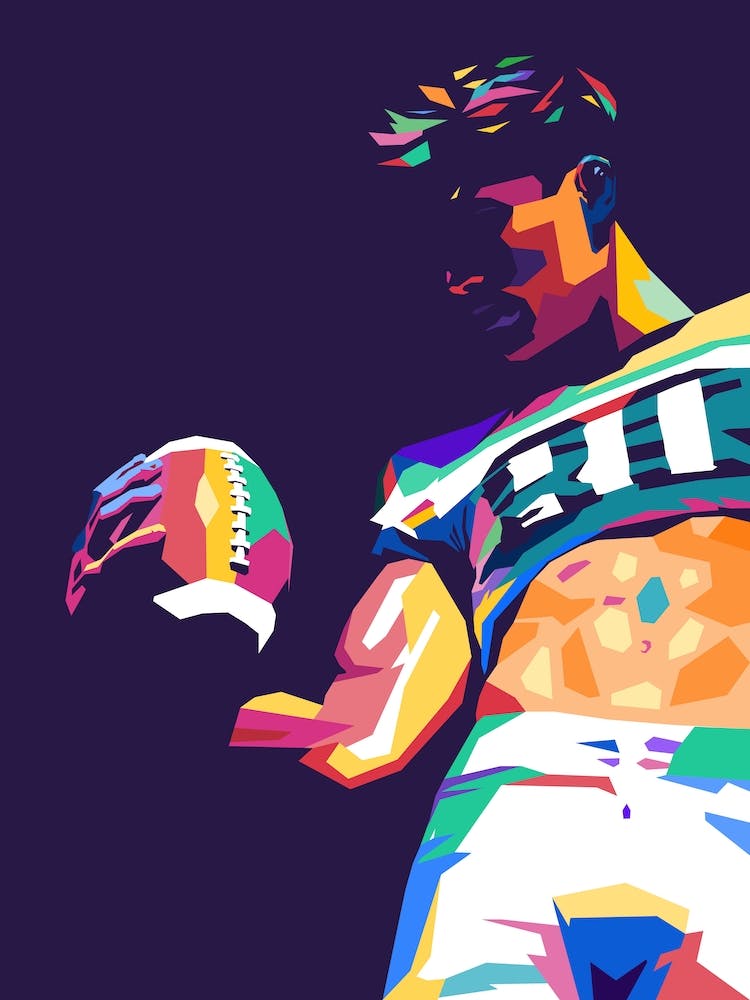 American Football Pop Art 19