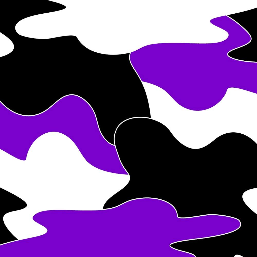 Purple And Black Camouflage