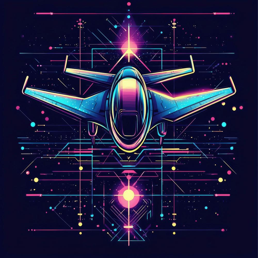 Sci - Fi Jet print
