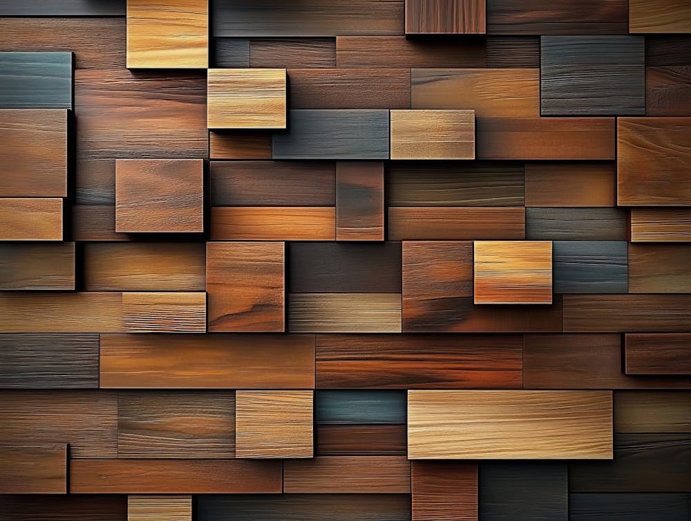 3d Background, Wooden Tile