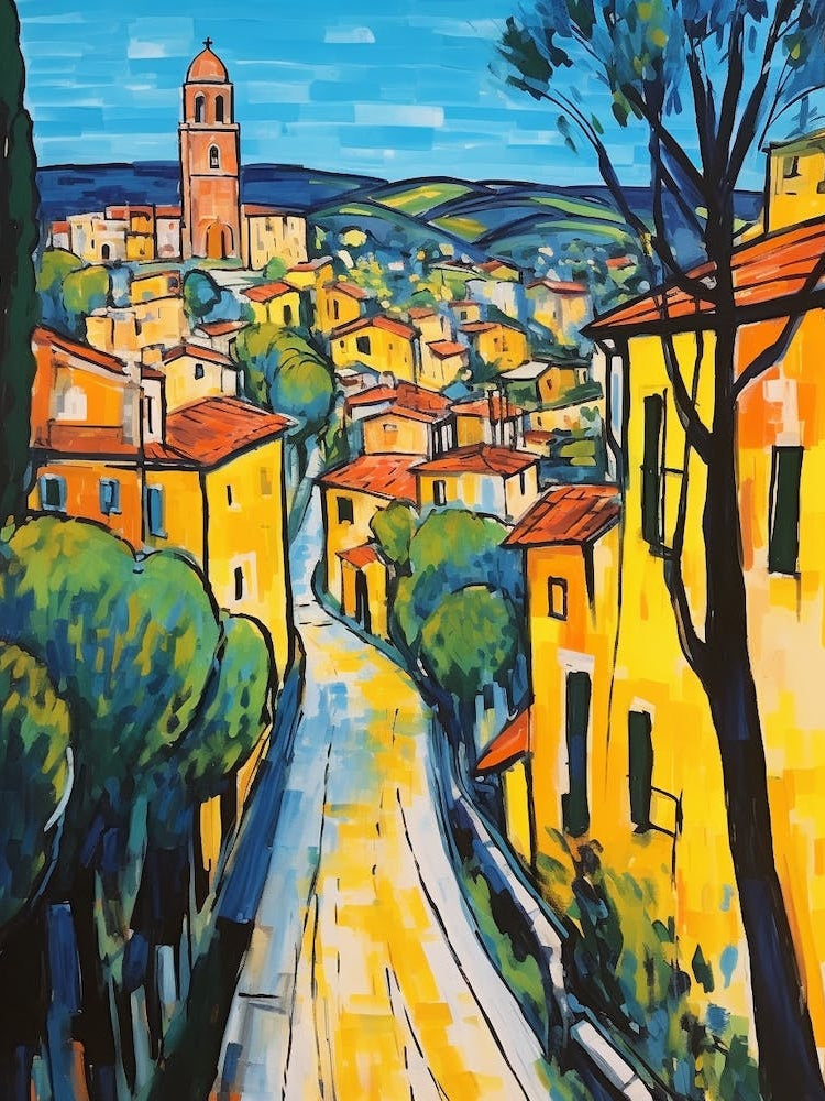 Orvieto Italy 4 Fauvist Painting