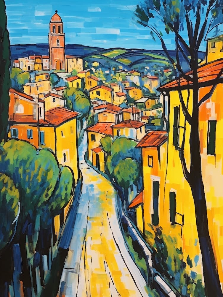 Orvieto Italy 4 Fauvist Painting