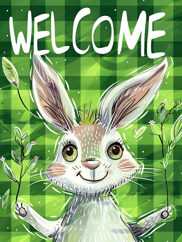Bienvenue aux Doux Câlins - Affiches et Posters pour Enfants