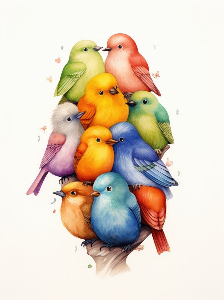 Colorful Birds 1