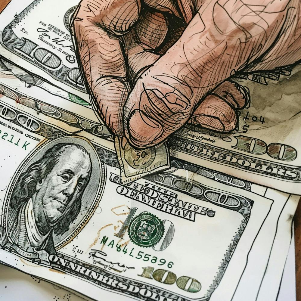 Hand Holding Money