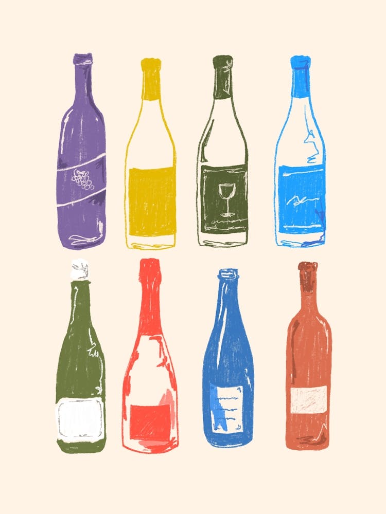 Colourful wines
