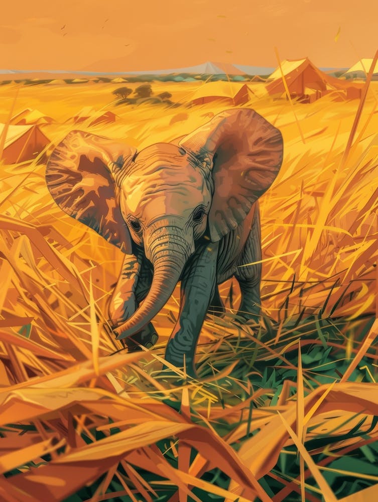 Elephant In The Grass 2