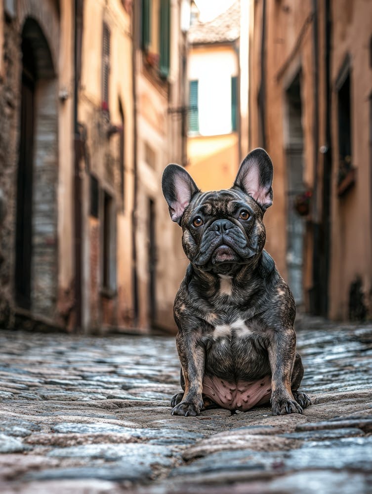 French Bulldog.Generated AI.