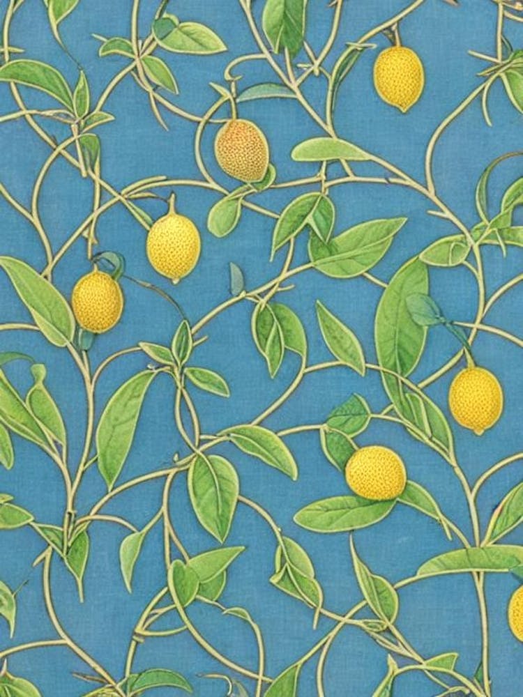Lemon 2 Vintage Botanical Fruit