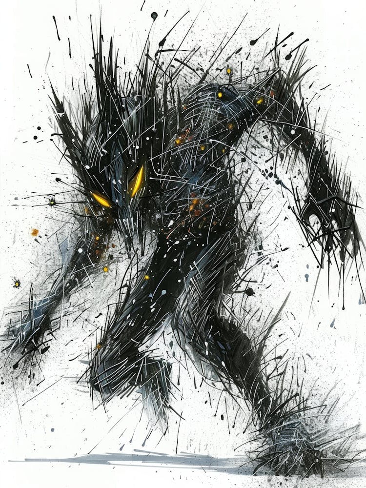 Wolf in form of Human