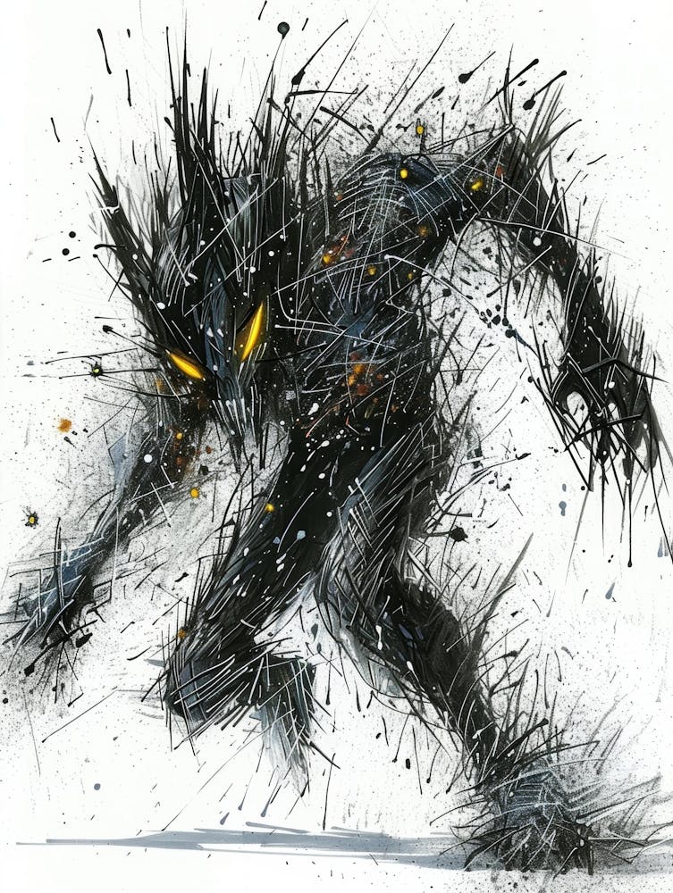 Wolf in form of Human