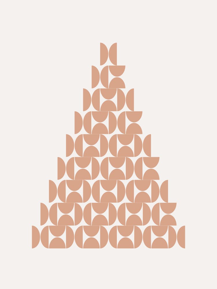 Mid Century Modern Christmas Tree Neutral