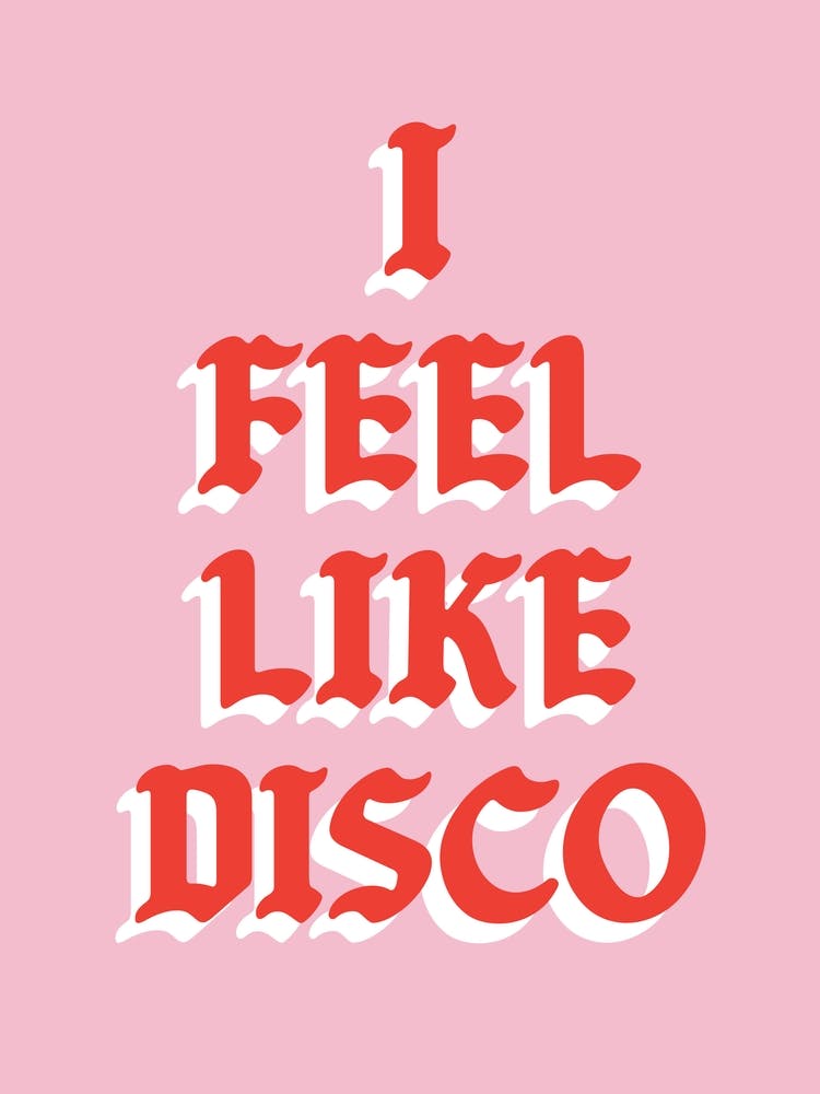 Pablo's Disco - Wall Art Quote Poster Print