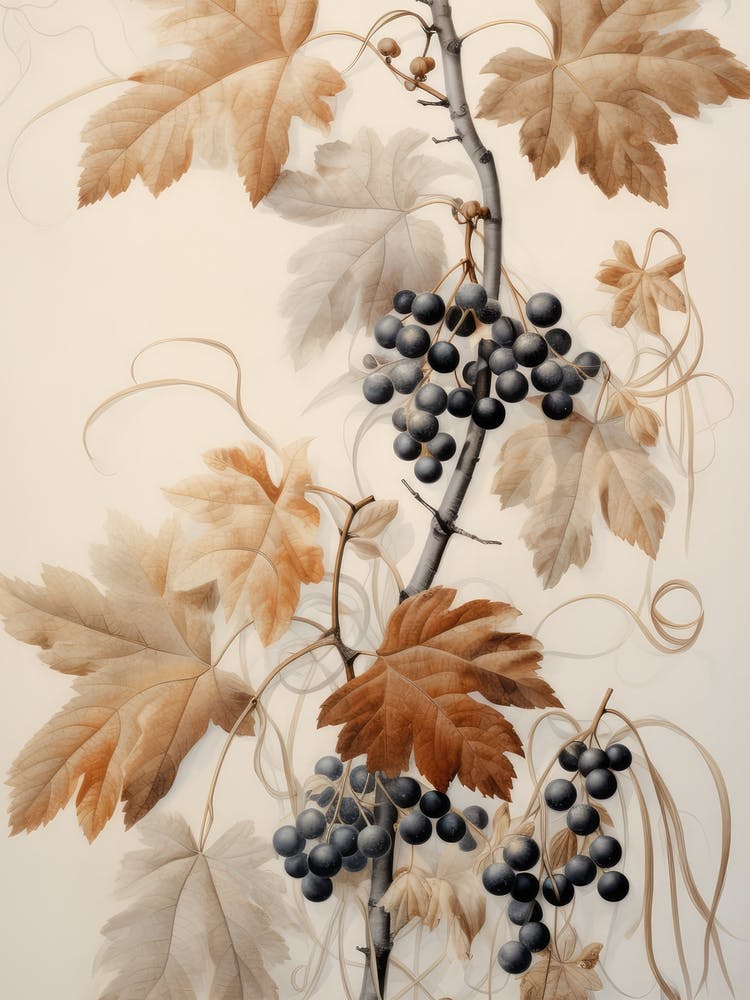 Baies d'Automne Vintage