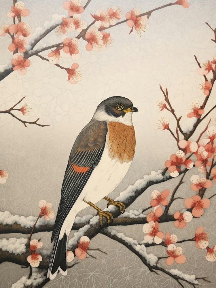 Bird Illustration Eurasian Sparrowhawk 1