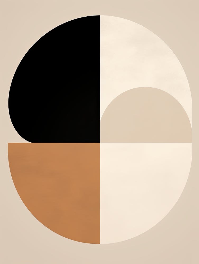 Beige Bauhaus Baden Geometry