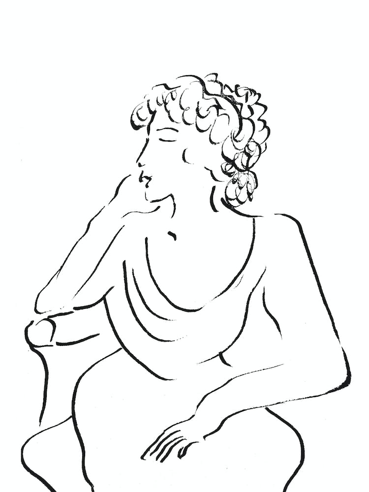 Woman silhouette V