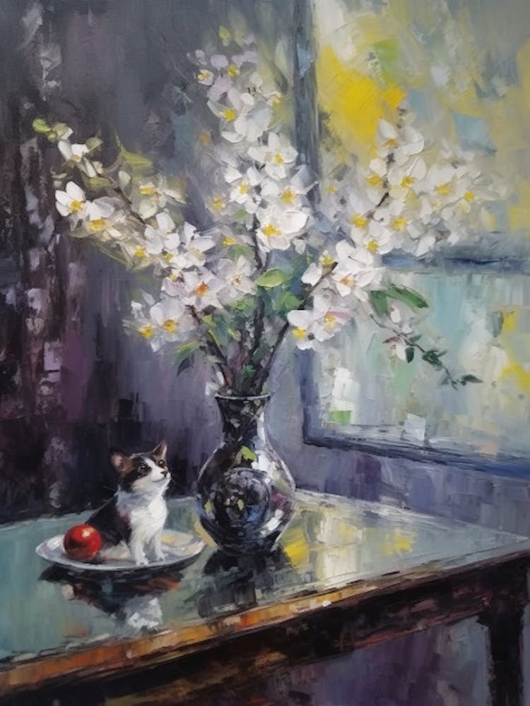 Orchids With A Puppy 1