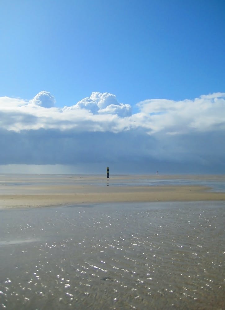 Cloudy Day On The Beach