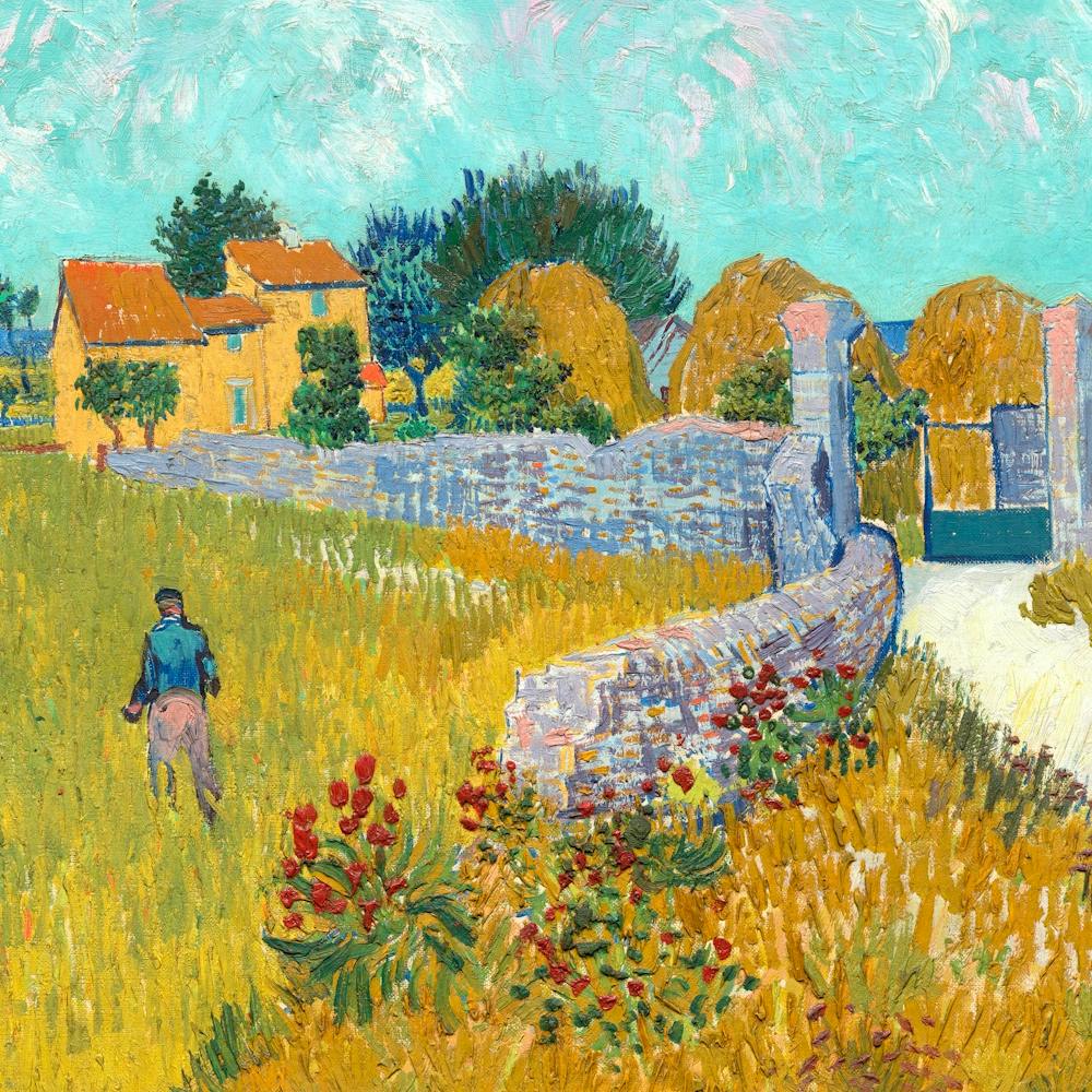 Farmhouse In Provence 1888 Vincent Van Gogh