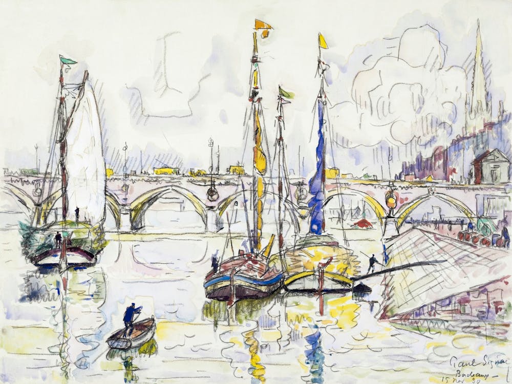 The Port Of Bordeaux (1930), Paul Signac