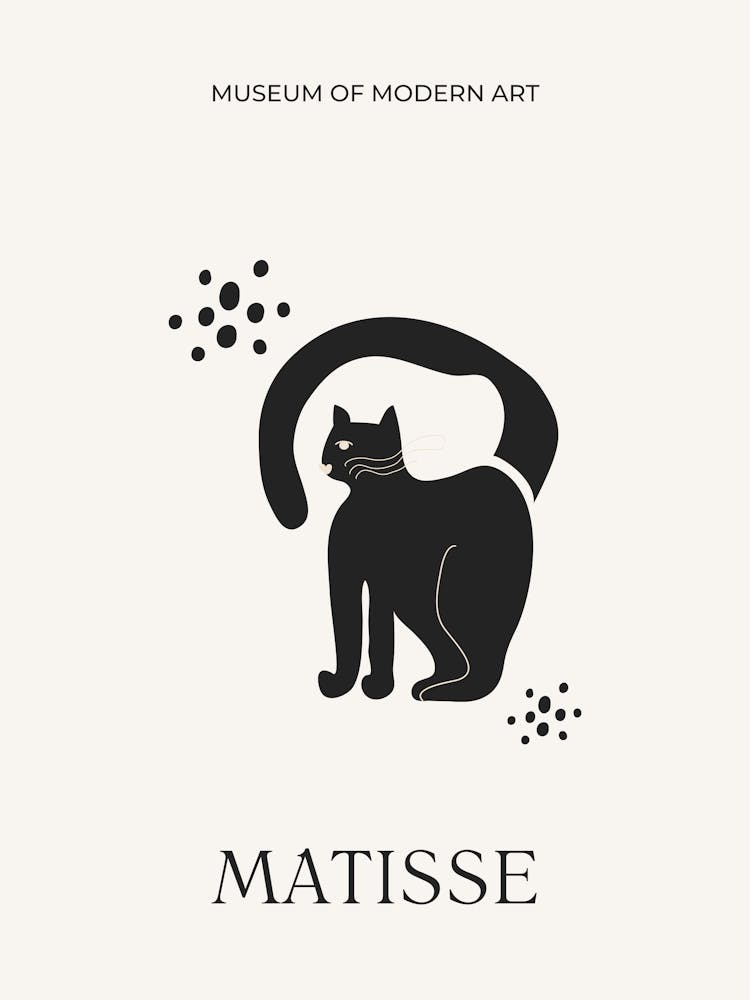 Matisse Schwarze Katze