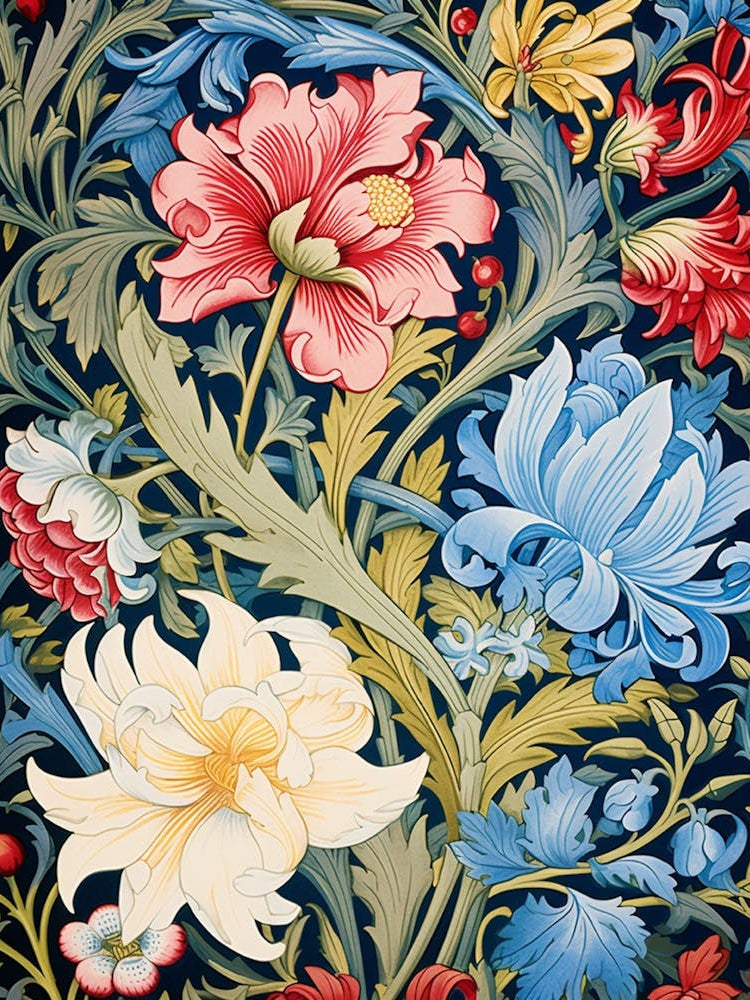 William Morris Floral 3