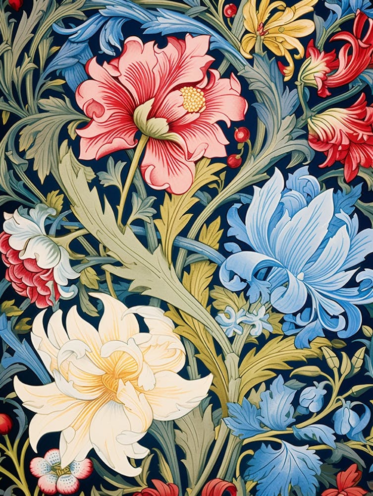 William Morris Floral 3